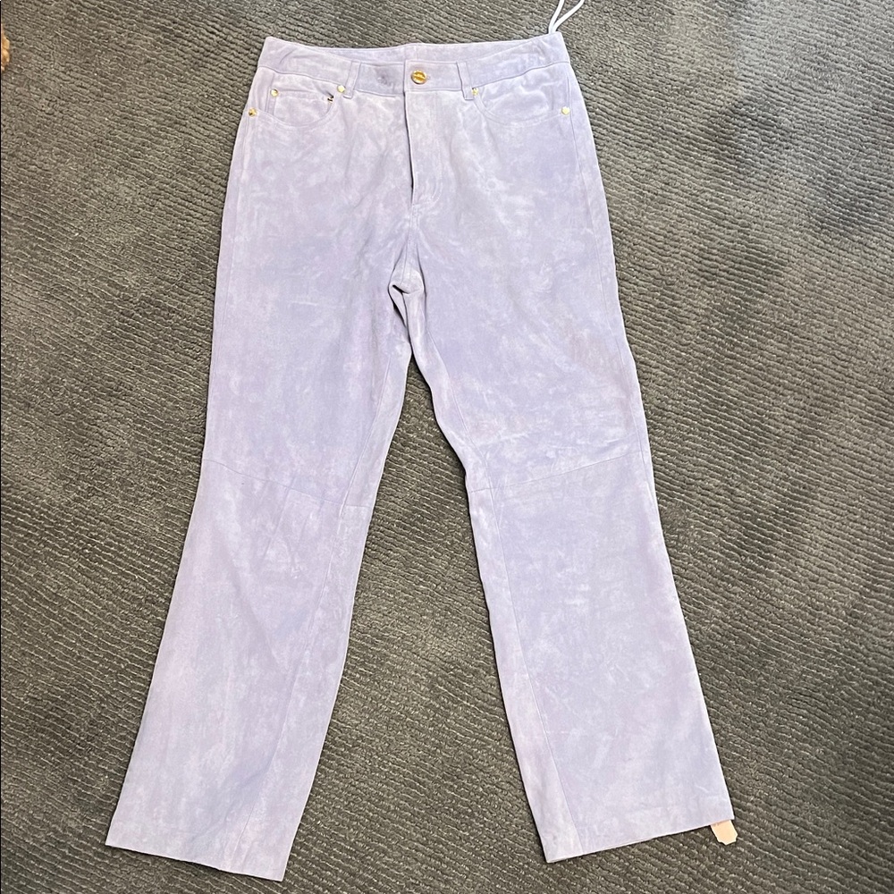 Ralph Lauren Lavender suede Pants